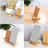 Bamboo Cell Phone Stand with Charging Hole, Detachable Wood Mobile Phone Holder for Desk, Compatible with iPhone iPad
