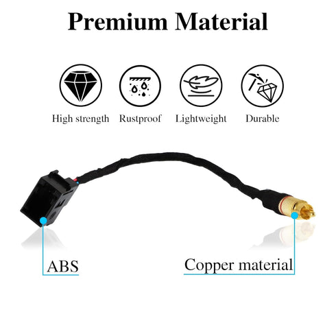 KPALAG 4 Inch 8 Inch Sync2 Sync3,Replace#:HC3Z-19A387-B, HU5Z-19A387-A Backup Camera Harness Adapter Replacement to PNP