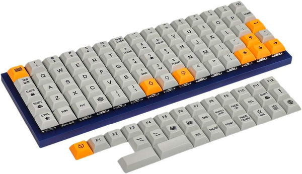 YMDK 75 Keys DSA Dye Sub PBT Keycaps for Ortholinear Layout MX Keyboards, XD75, ID75, Planck, Preonic