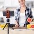 K&F Concept Aluminum Alloy Quick Release Plate with 1/4 Inch Screw for Camera, Cage, Cellphone, etc (Orange)