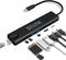 Statik UltraHub Powered USB C Hub - Multiport Adapter - 8-in-1 Docking Station
