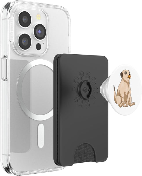 Snabdesign84 Meerkat Baby Pacifier PopSockets PopWallet for MagSafe