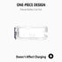 Geiomoo (3), TPU Case for Nothing Ear Soft Flexible Scratch Resistant Protective Cover with Carabiner (Clear)