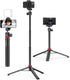 ULANZI MT-44 Extendable Phone Tripod, 59" Selfie Stick Vlog Stand with 2 in