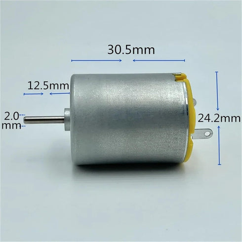 AVRYW RC-280SA-20120 280 6V-12V 15600RPM 24mm Micro Motor DC High Speed Carbon Brush Electric Motor DIY Hobby Toy Car