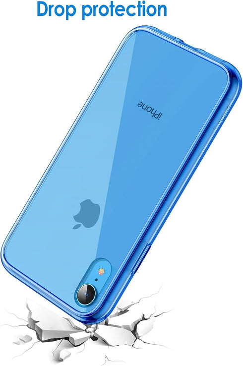JETech Case for iPhone XR 6.1-Inch, Anti-Scratch Clear Back, Non-Yellowing Shockproof Bumper Cover