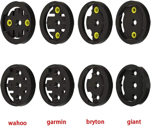 Trigo Bicycle Computer Mount Insert Kit Base Adapter for Garmin K-Edge, Bryton, Wahoo, MIO, Giant Out Front Replacement