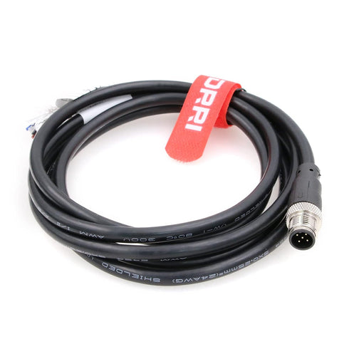 DRRI M12 Sensor Connector 5pin A Code Male Molded Industrial Shield Cable for Robots