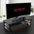 Monitor Stand with Drawer, 2-Tier Riser with Phone Holder and Cable Management, Desk Organizer Stand for Home & Office