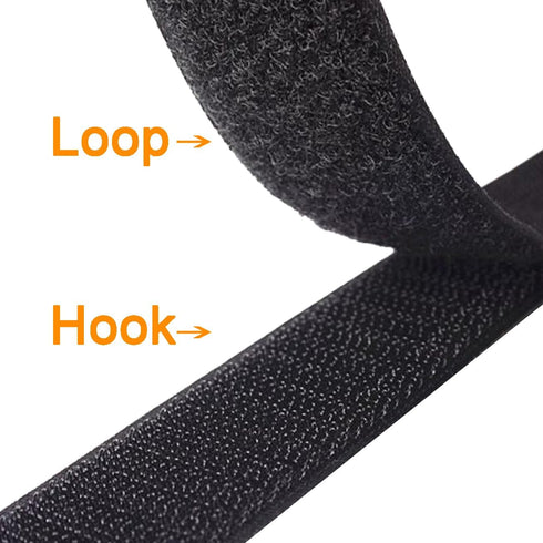 30 inch Reusable Securing Strap - 16 PACK Adjustable Nylon Hook and Loop Fastening Cable Tie Down Strap