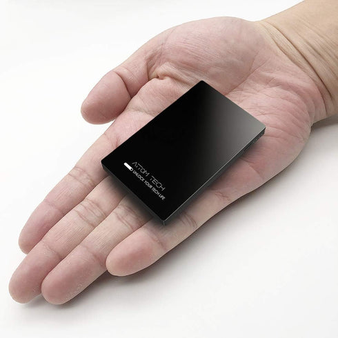 Dual USB Output Super Slim Power Bank, Ultra Thin 3000mAh Portable Charger Mini External Phone Battery Pack
