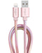 LIQUIPEL Powertek 6 ft iPhone Charger Cable, Fast Charging Lightning to USB Adapter, MFI Certified, Light Pink
