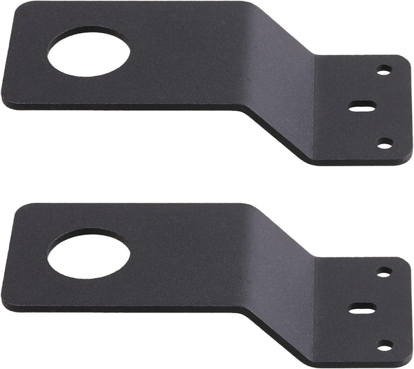 2 Pcs Black Antenna Mount, 3/4" Hole Thick Steel Brackets for UHF VHF Ham NMO Antennas