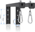 suptek 12 inch 80 lbs, PRL002B, (1 Universal Projector Screen Wall Mount L-Brackets Wall Hanging Mount Adjustable