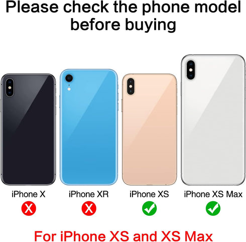 ASDAWN Back Rear Camera Lens Glass Replacement for iPhone Xs Max 6.5 Inches and iPhone Xs 5.8 Inches Camera Glass Lens Replacement with Pre-Installed Adhesive + Repair Tool Kit + Installation Manual