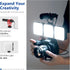 NEEWER LED Video Light, Portable Bi-Color 3200K~5600K Dimming Lights for Cameras, 2000mAh Rechargeable Battery