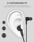 PALOVUE USB Type C Headphones - In Ear Earphones with Mic and Volume Control for Google Pixel, Samsung, Oneplus