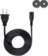 Power Cord for TCL Roku TV, 8ft IEC C7 AC Cable, Replacement for Multiple Models