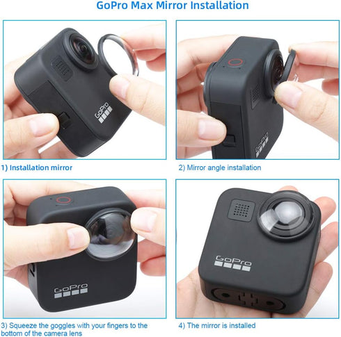 4 Packs Compatible Protective Lens for GoPro Max