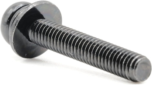Replacement Screws, 1 Set of Metric Screws (Model RS-198456), Pan Head - Philips Drive - Black Plated (Pack of 4)