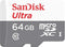Sandisk Ultra Lite microSDXC 64GB 100MB/s SDSQUNR-064G-GN3MN