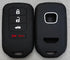 Silicone Rubber Key Fob Cover for 2013-2021 Honda Accord CR-V Civic Fit HR-V, Not Fit Straight Key