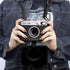 Protective Case for Fujifilm Mini EVO Instant Film Camera, PU Leather Bag with Strap (Black2)