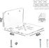 Smidaben 3PCS Acrylic Transparent Floating Wall Bracket, Suitable for Safety Cameras, Speakers, Baby Monitors, Dual-use