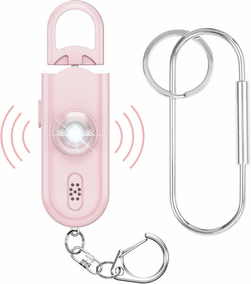 Personal Safety Alarm for Women, 130dB Loud Siren with SOS Strobe Light and Flashlight for Emergency Alerts
