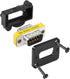 QIANRENON DB9 Panel Mount Straight Through Connector 9-pin RS232 Serial Male to Male Panel Mount Socket Converter Coupler, for Communication Network Video