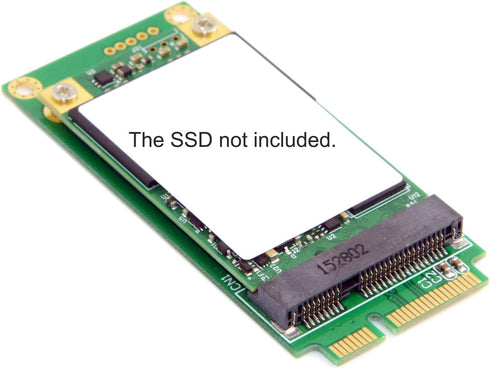 cablecc mSATA Adapter to Mini PCI-e SATA SSD - 3x5cm to 3x7cm for Asus Eee PC Models