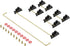 Stabilizer V2, Screw in Stabilizers with 2u 6.25u 7u Wires, PCB Mount Keyboard Stabilizers for Mechanical Keyboards (V2