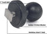 TWAYRDIO 3pcs 1" Dash Track Mount with Track Ball Compatible with RAM Mounts Double Socket Arm for Phones, Small