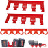 WOLGNKI Metal Battery Holder Organizer Mount Fit for Milwaukee M18 M12 Battery 2pcs