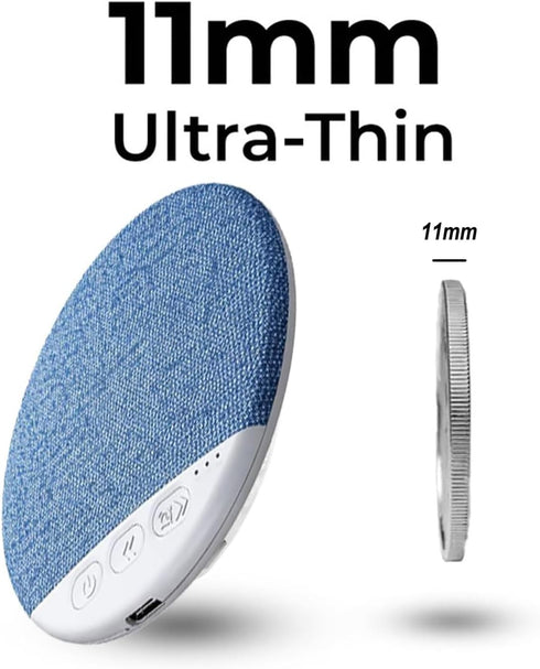 Chowye Under Pillow Speaker for Sleeping, Ultra-Thin Wireless Bluetooth Pillow Speaker with Timer, Mini Stereo Bass