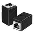 RJ45 Coupler, 2 Pack Ethernet Adapters, Female to Female, 8-Pin Modular Straight Through Network Connectors