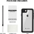 Lanhiem iPhone 8 Plus Case, IP68 Waterproof Dustproof with Built-in Screen Protector, Full Body Cover, Black