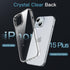 JETech Clear Case for iPhone 15 Plus 6.7-Inch, Shockproof Bumper, Anti-Scratch Non-Yellowing Back Cover.