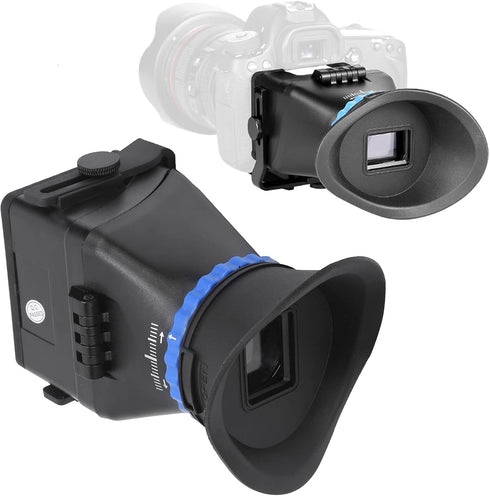 Professional 3X Magnification Camera Viewfinder, Adjustable LCD Viewfinder for 3in/3.2in Screens, DSLR/SLR Camera