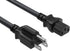 Cable Leader 2ft 18 AWG Universal Power Cord IEC320 C13 to NEMA 5-15P, Extension