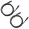 DaKuan 2 Pack Digital Optical Audio Cable, 6 Feet, Home Theater Fiber Optic Toslink Male to Male