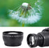 52mm 2X Magnification HD Teleconverter,Telephoto Lens,Waterproof,for 52mm Mount Camera