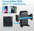 Universal Car Phone Holder Mount, Cell Phone Holder for Car with Strong Suction, Anti-Shake Stabilizer, Compatible with