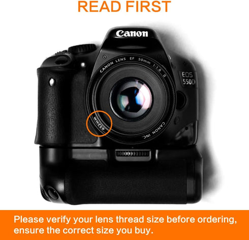 X-SweetDream 49mm 3 Pack Pinch Set Lens Cap Bundle, Universal Snap on Front Centre Lens Cover with Microfiber Lens