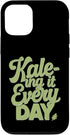 Vegan Vegetarian Kale Everyday Enthusiasts Kale-ing It Every Day Vegan Vegetarian Lifestyle Case for iPhone 12/12 Pro