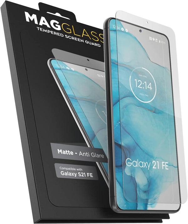 magglass Tempered Glass Screen Protector for Samsung S21 FE (Matte)