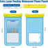 Waterproof Phone Pouch Floating, 10in Underwater Cell Phone Case with Lanyard for iPhone 15 Pro Max Plus 14/13/12/11