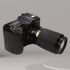 Lens Mount Adapter Manual Focus with Optical Glass and Cap, Compatible with Minolta Rokkor MD MC Mount Lens to Canon