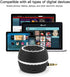 Mini Portable Speakers, 3W 36mm Microphone Speaker with 3.5mm Aux Jack for Smartphone, Tablet, Laptop