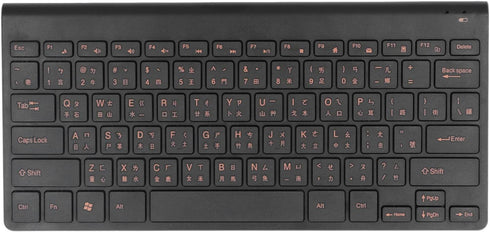 Zyyini Chinese English Keyboard, 78 Keys 2.4G Traditional Cangjie Character Keyboard, Thin Lightweight Silent Combos